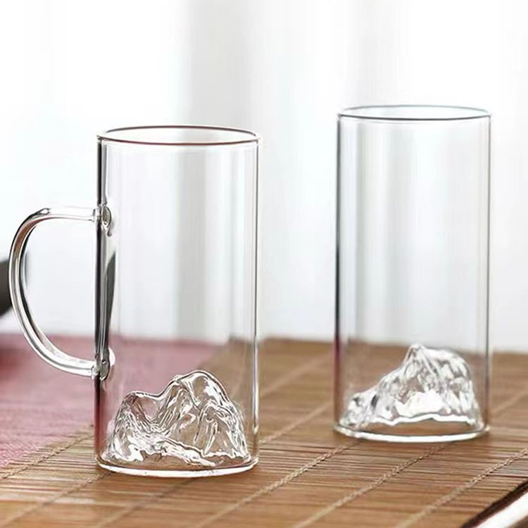 גביע זכוכית Creative Glass בצורת גבעה תחתון עמיד בחום