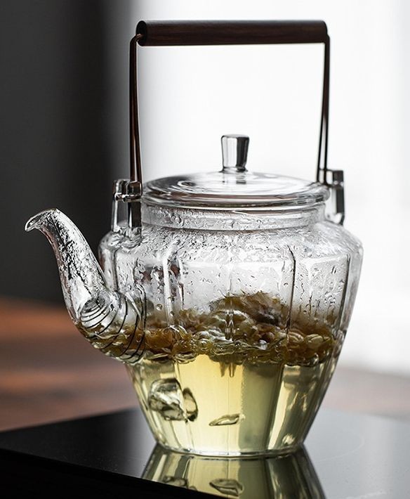 Teapot With Brass Handle